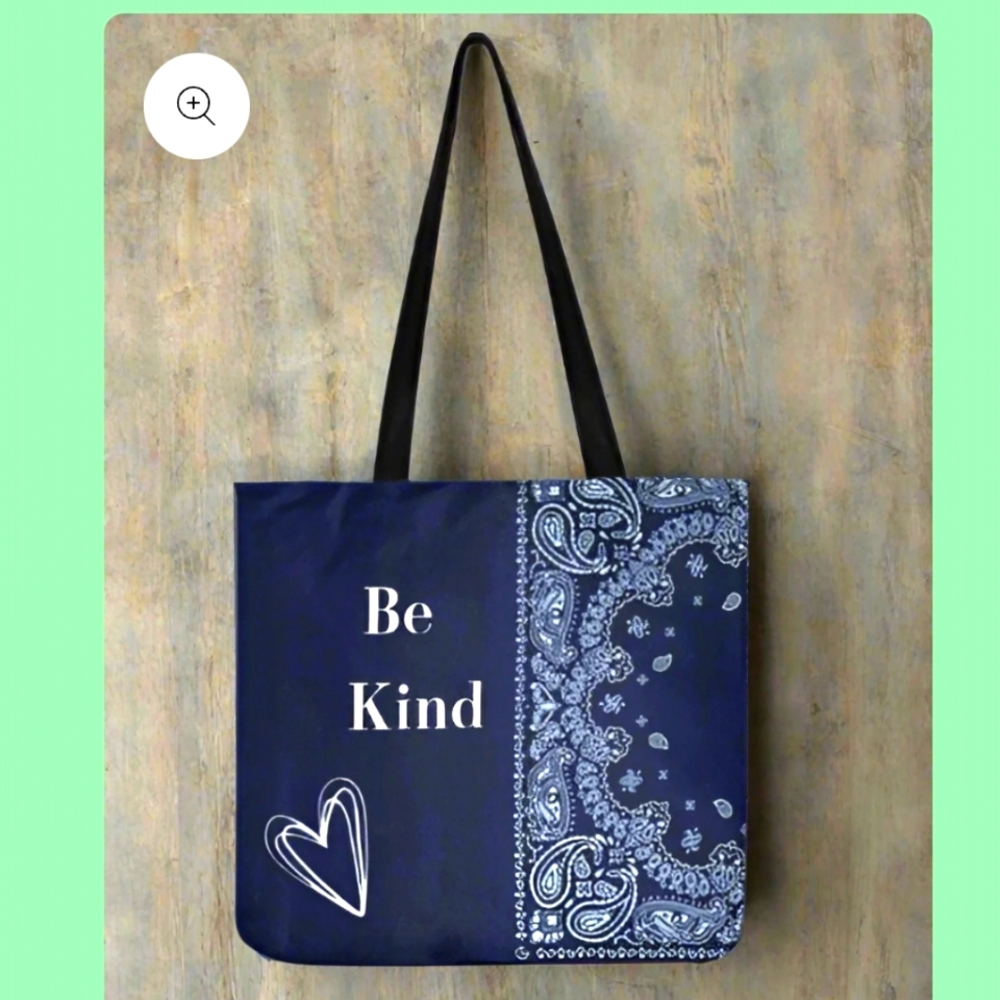 Be Kind Cotton Bandana Tote